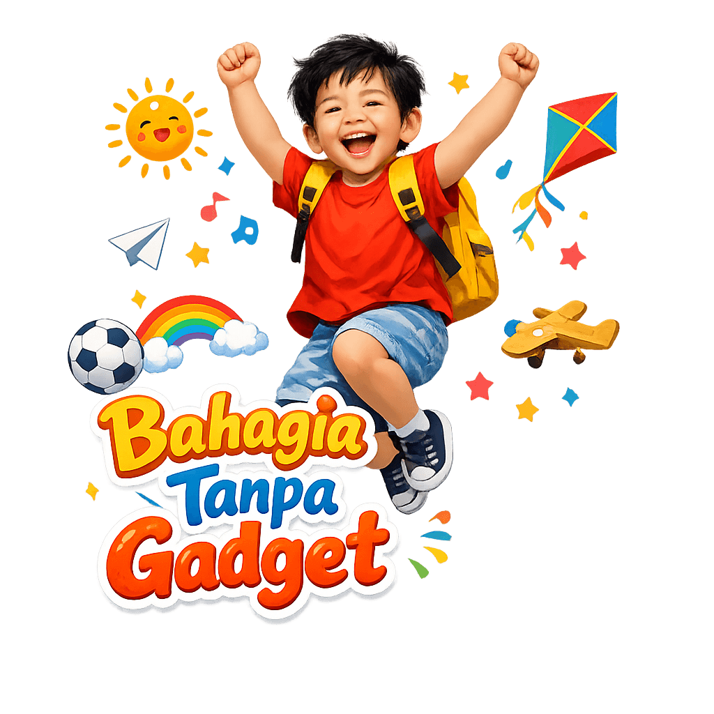 Anak ceria bermain